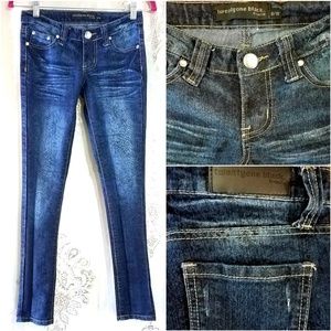 Unique Snake Print Skinny Jeans